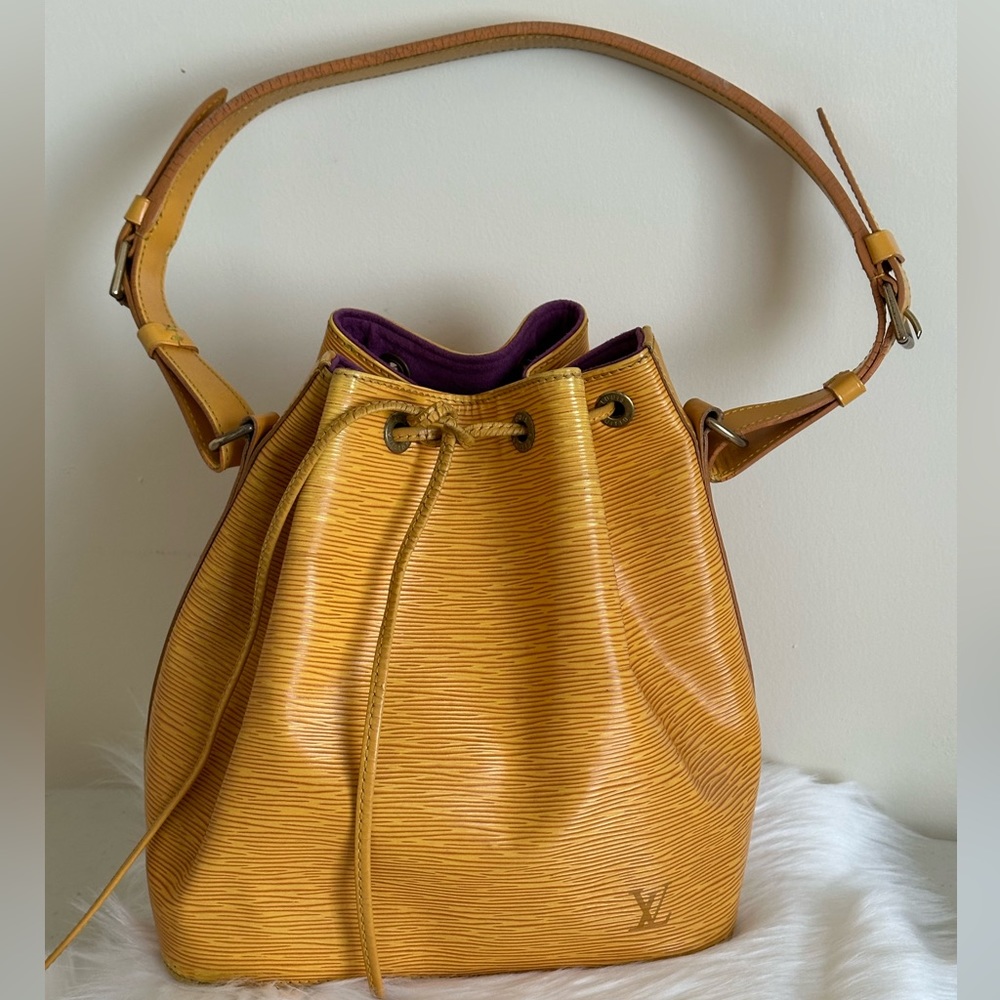 Auth Louis Vuitton Noe Epi